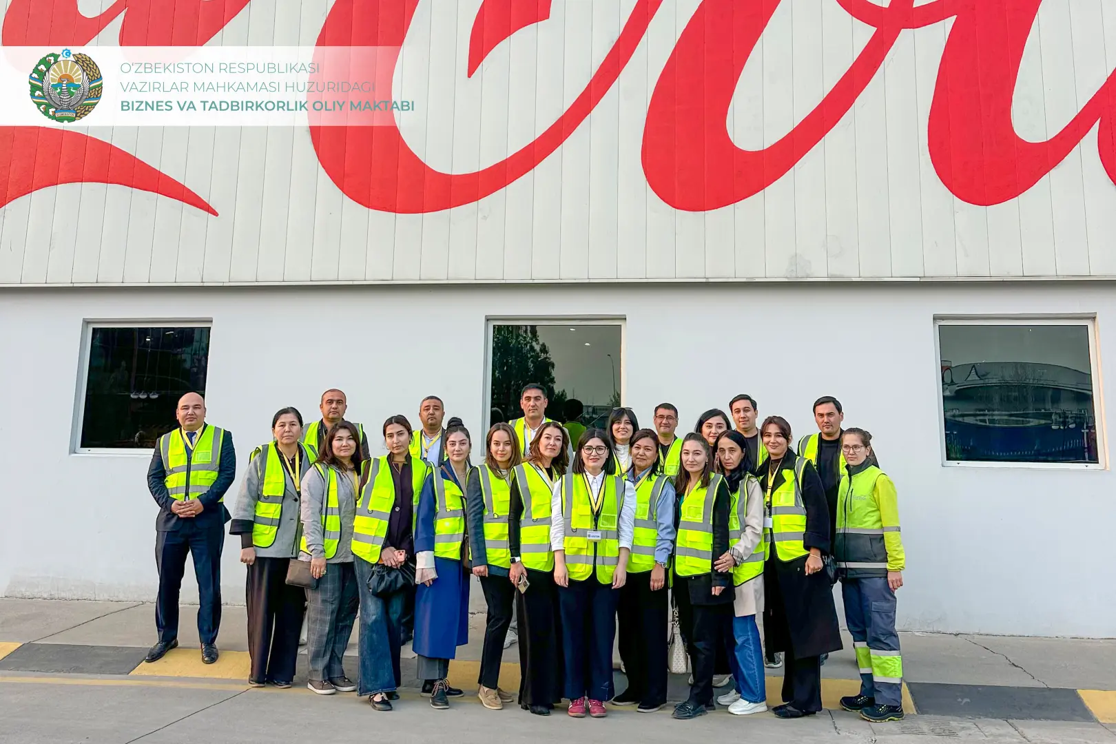 Navbatdagi amaliy tashrif «Coca-Cola Ichimligi Uzbekiston, Ltd» kompaniyasiga